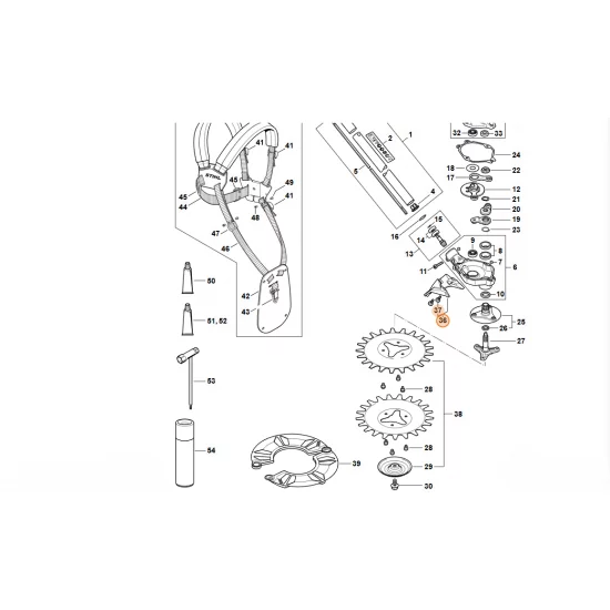 STIHL  Wspornik 4180 820 1000
